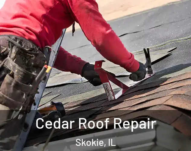  Cedar Roof Repair Skokie, IL