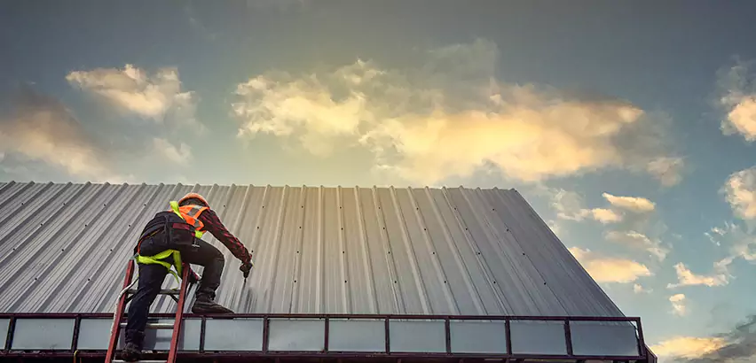 Commercial Built-Up Roof Installation in Skokie