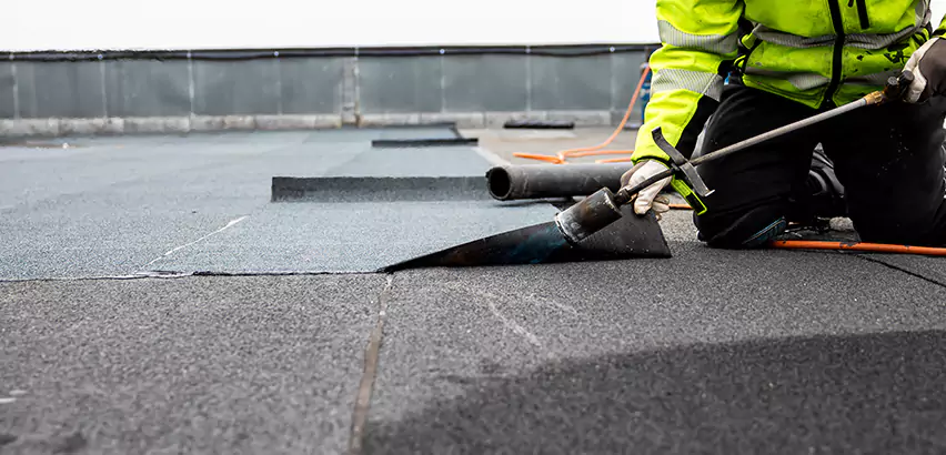 Residential Flat Roof Repair in Skokie