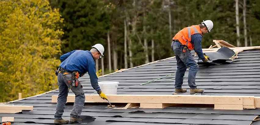Garage Felt Roof Replacement in Skokie
