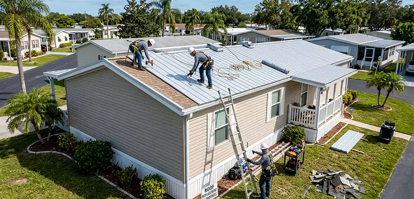 Mobile Home Metal Roof Replacement in Skokie
