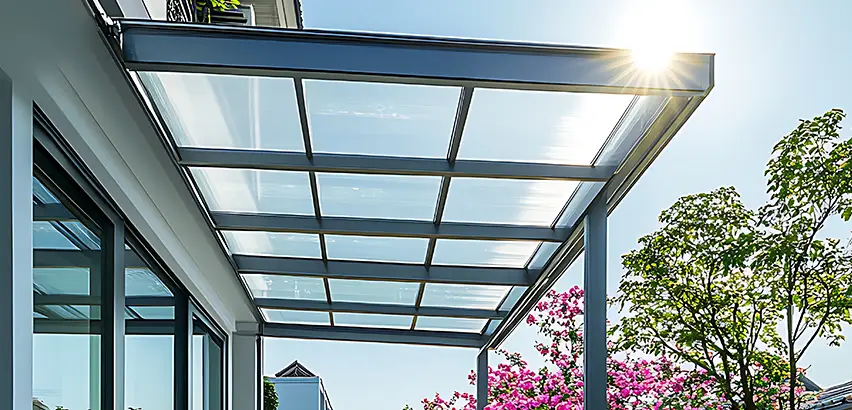 Glass Patio Roof Installation in Skokie