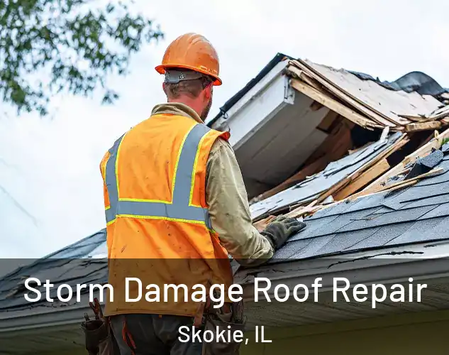  Storm Damage Roof Repair Skokie, IL